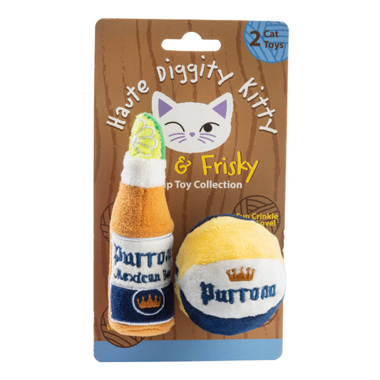 🍾🐱 Purrona (Bottle & Ball) Organic Catnip Toys