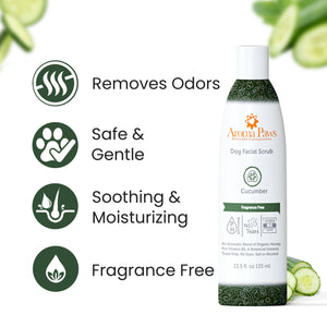 Organic Cucumber & Aloe Facial Scrub 13.5oz