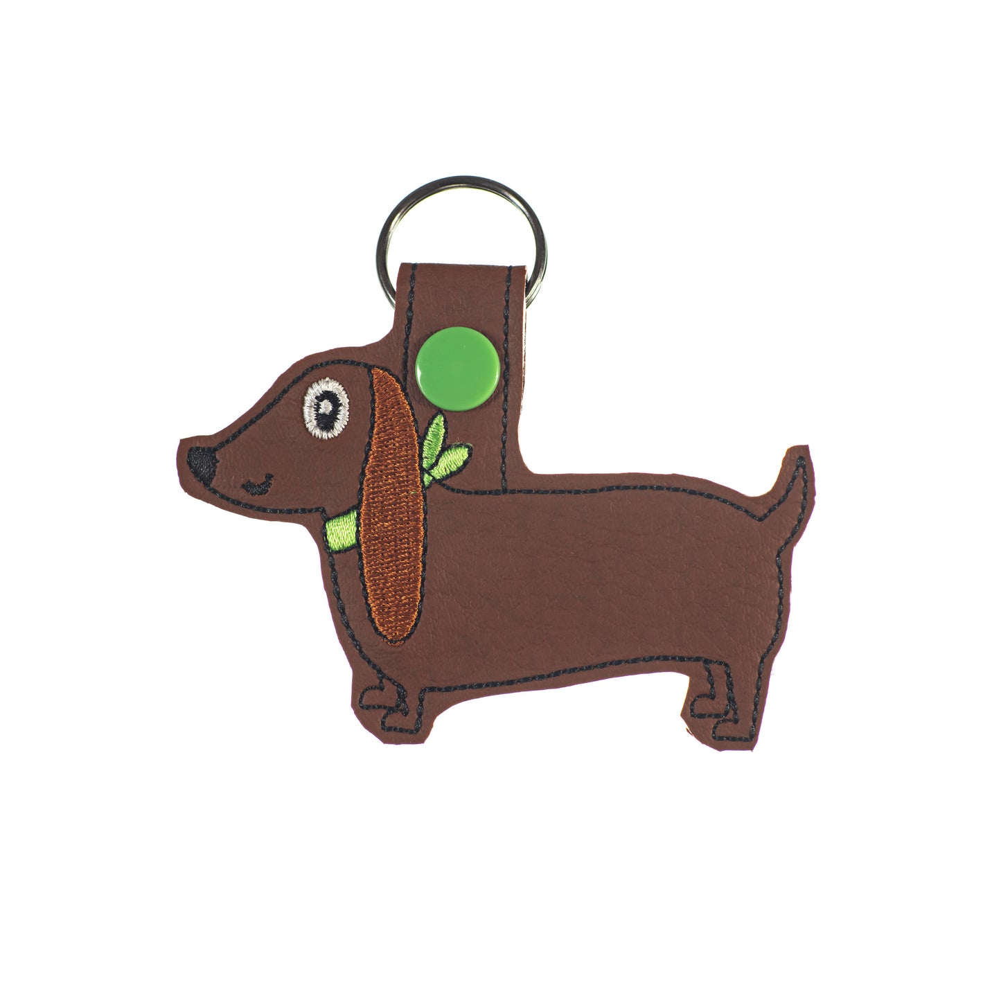 Dachshund Key Fob