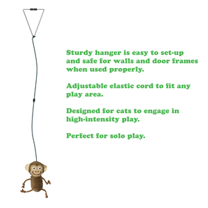 Jump 'n' Jamb Monkey or Squid Cat Toy