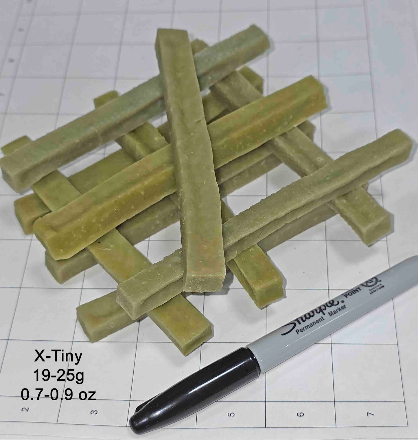 🧀🐾Dog Cheese Chew-Spirulina (X-Tiny, XS, M) EA