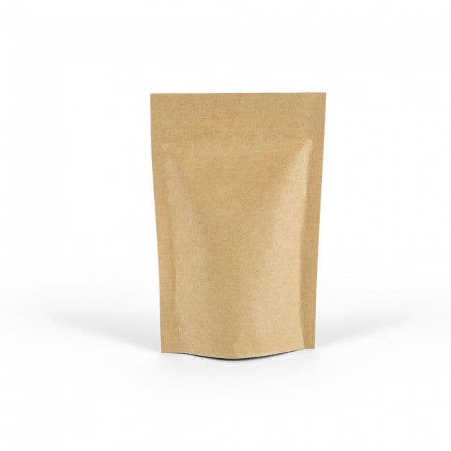 Kraft Stand Up Zipper Pouches