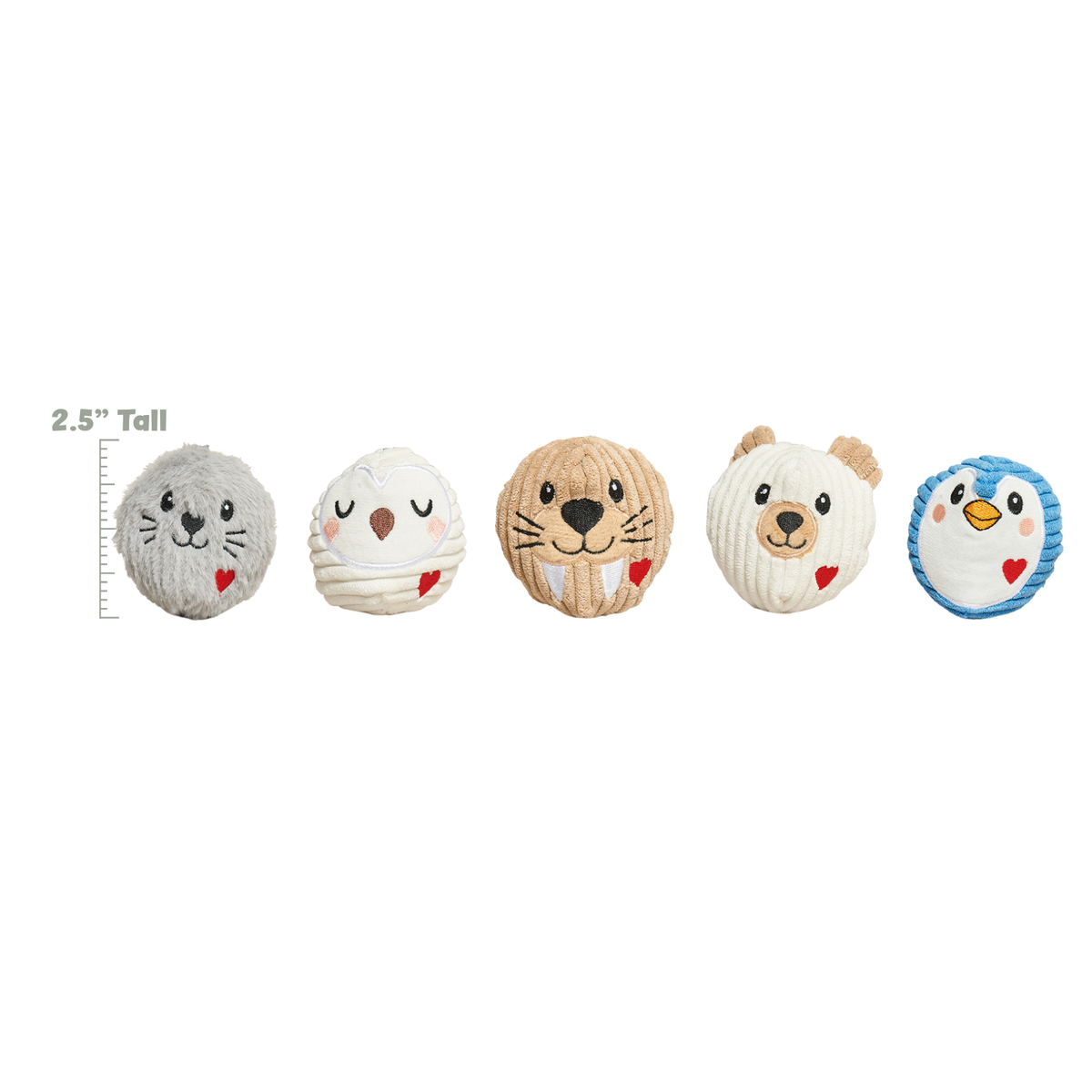 ❄️🐧Winter Friends WeeHuggles™ Balls – 5 Pack