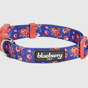 Spring Floral Pattern Light-Weighted Adjustable Dog Collar