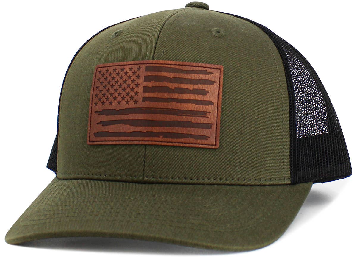 🦅🧢Flag Patch Mesh Ballcap