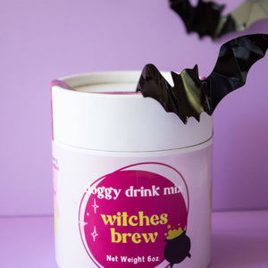 Witches Brew - Spooky Drink Mix for Dogs - Pumpkin Goat Milk