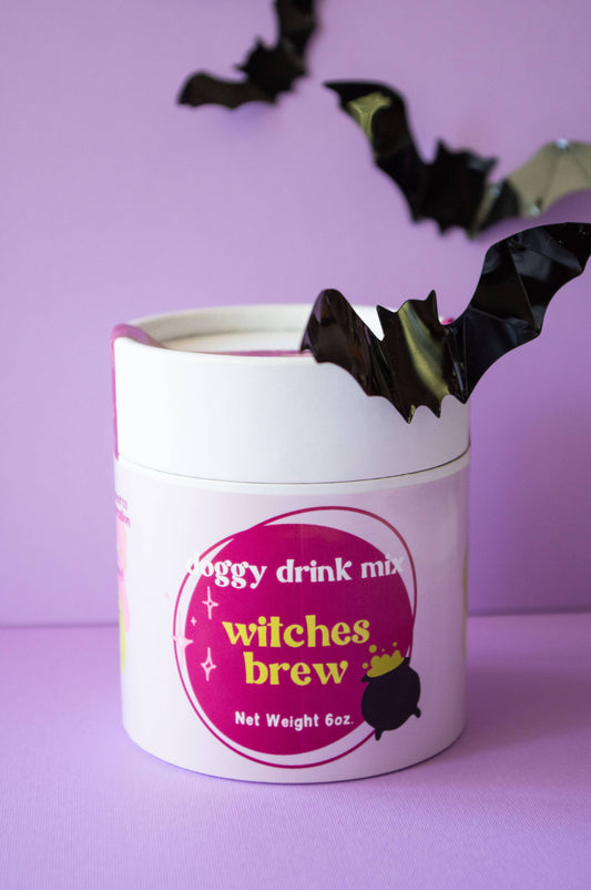 Witches Brew - Spooky Drink Mix for Dogs - Pumpkin Goat Milk