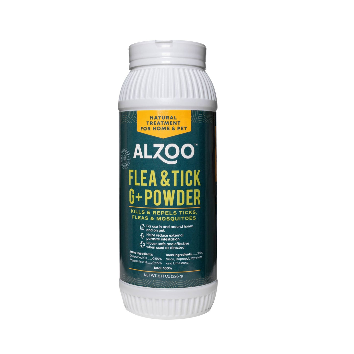 🌿🐾ALZOO Mineral-Based Flea and Tick Environment Powder