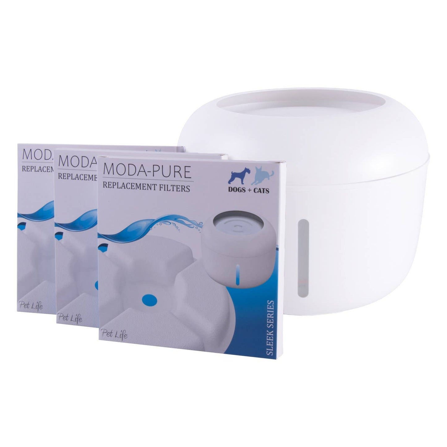 🌊🐾Pet Life ® Moda-Pure Dog and Cat Fountain - Filters - 3 Pack