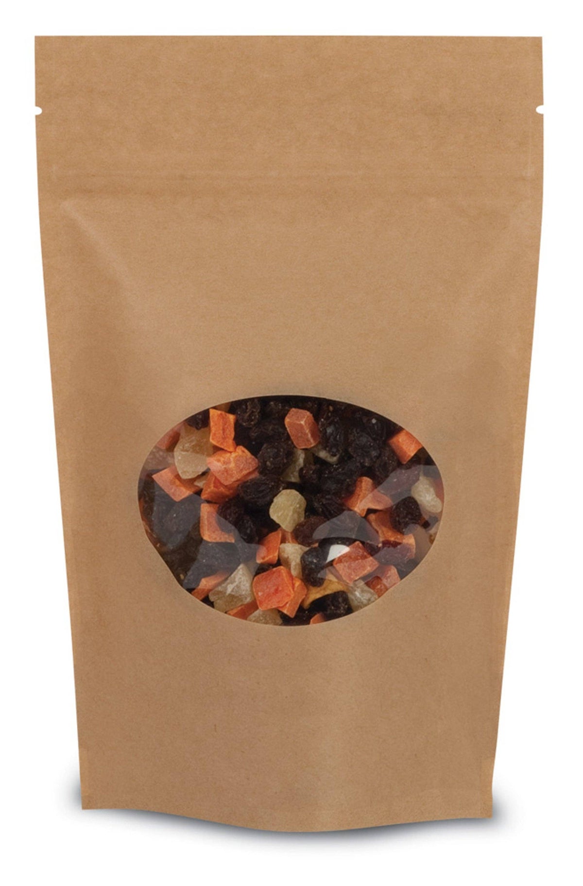 Kraft Stand Up Zipper Pouches
