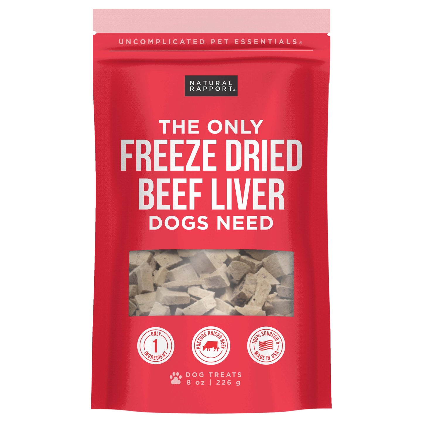 The Only Freeze Dried Beef Liver Dogs Need