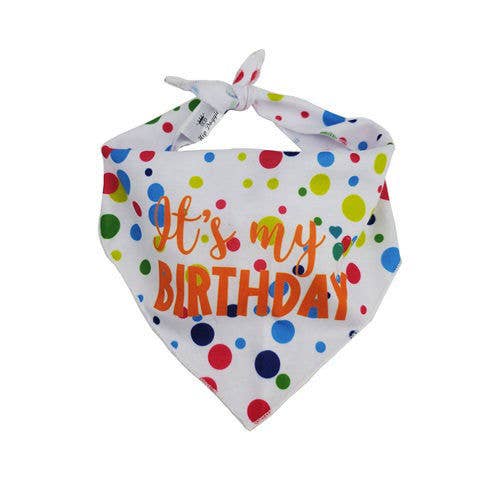 🎉🐾 Happy Birthday Dog & Cat Bandana