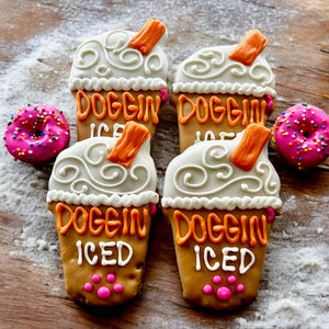 DOGGIN’ ICED coffee dog treats