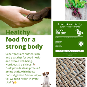 Duck N' Beet Bites (Superfoods for Dogs)