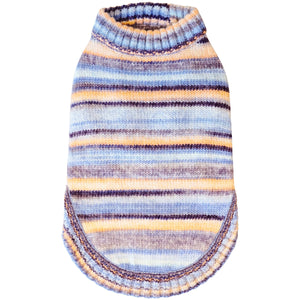 🌈🐾 Cozy Soft Gradient Yarn Crew Neck Sweater