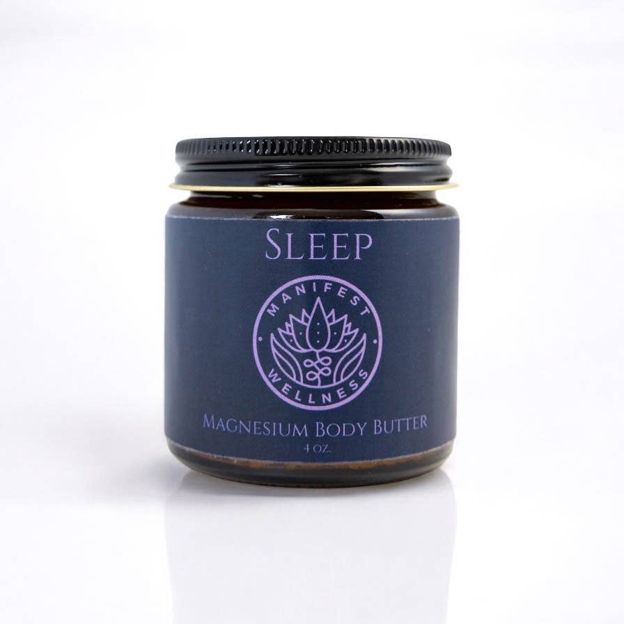 🌿🌙 Magnesium Sleep Butter, made with Organic Ingredients
