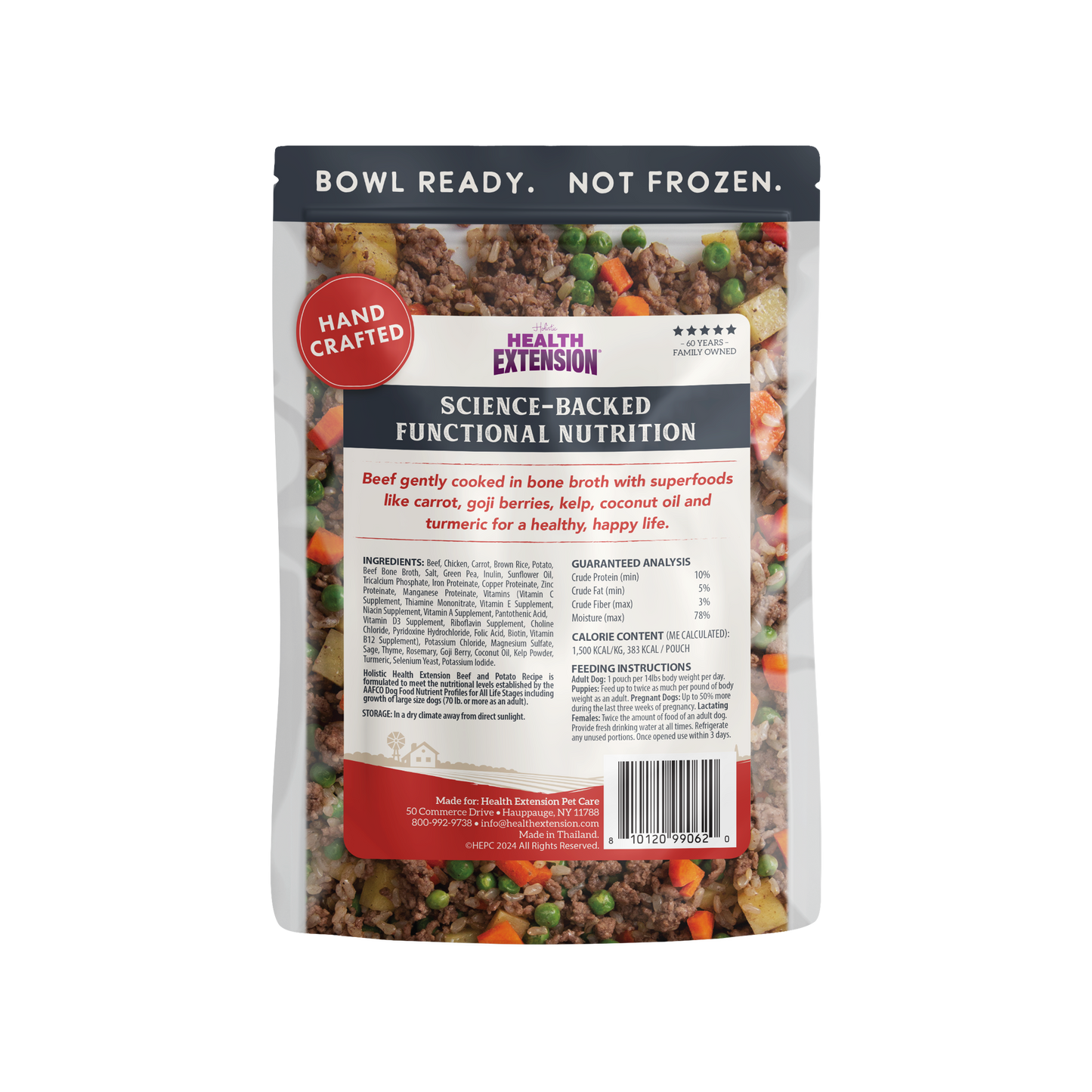 Gently Cooked Beef & Potato Pouches for Dogs