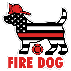 Fire Dog Sticker