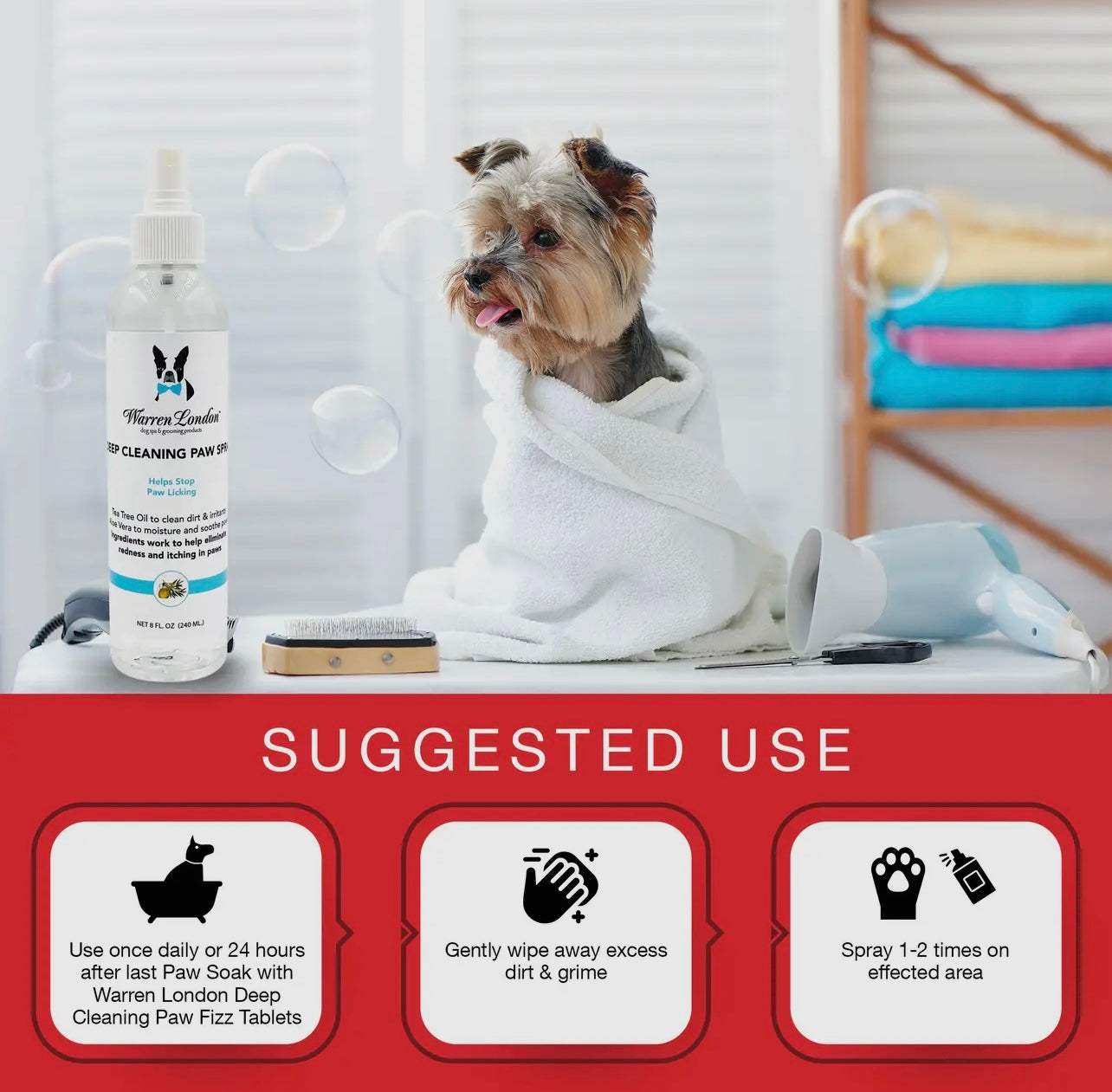 Deep Cleaning Paw Spray