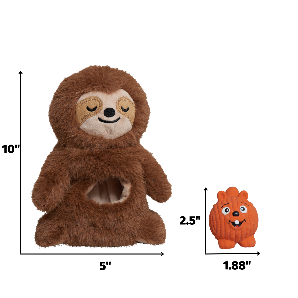 🦥🐿️ HuggleSnuffles™ Snuggles & Zoom™Enrichment Toy