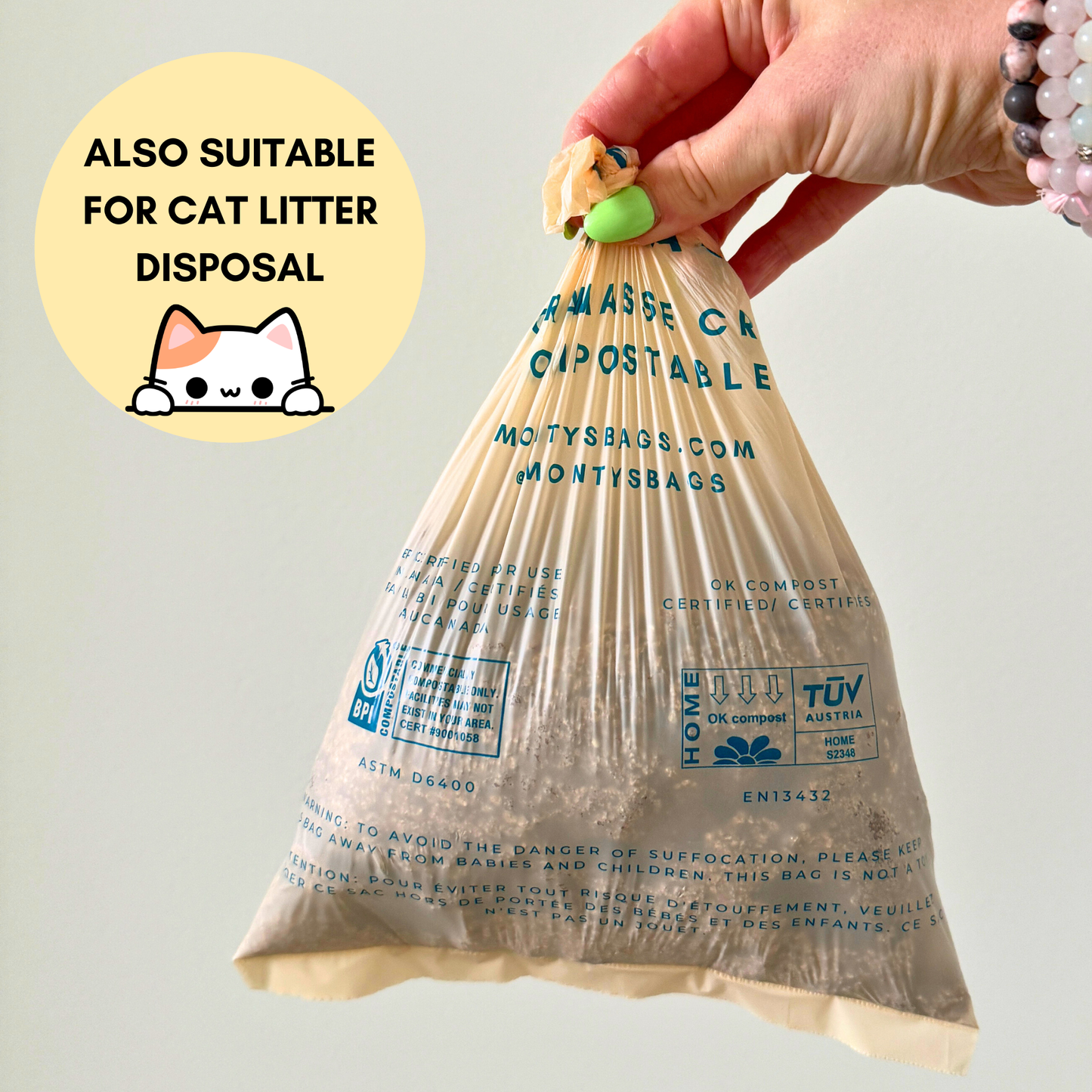 🌎🐶 Compostable Dog Poop Bags - 9 x 13" Bag Rolls