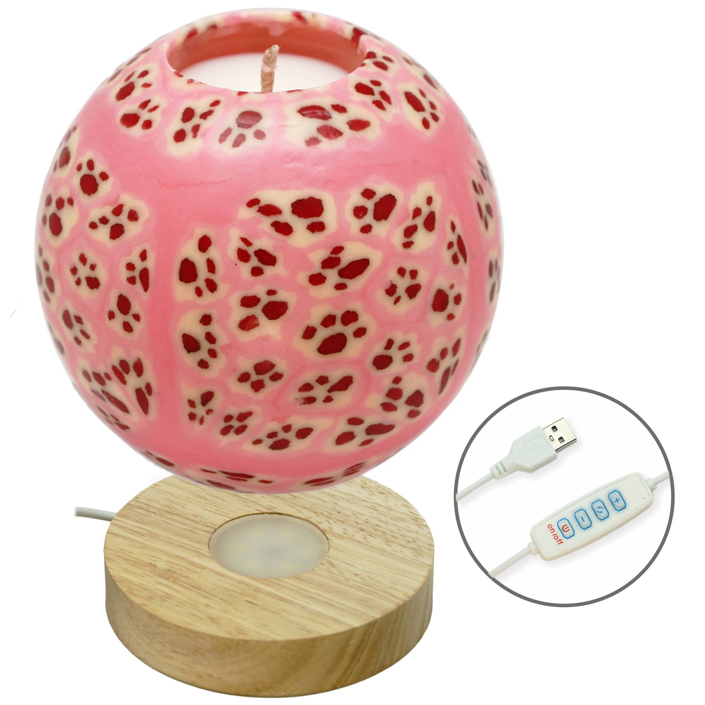 🕯️ Paw Print Soy Blend Candle – Cozy, Handcrafted & Pet-Lover Approved 🐾