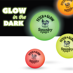 🌟 Fetch & Glow by Spunky Pup – Glow‑in‑the‑Dark Dog Ball
