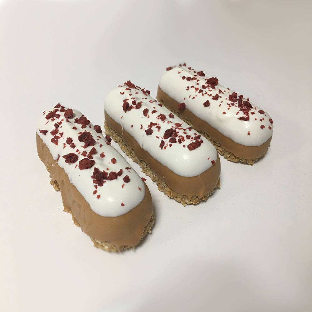 🥜🥓 Long Johns – Peanut Butter &amp; Bacon Recipe Dog Treats