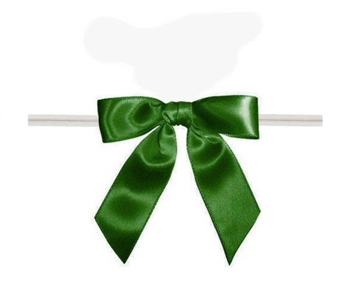 Mini Satin Twist Tie Bows