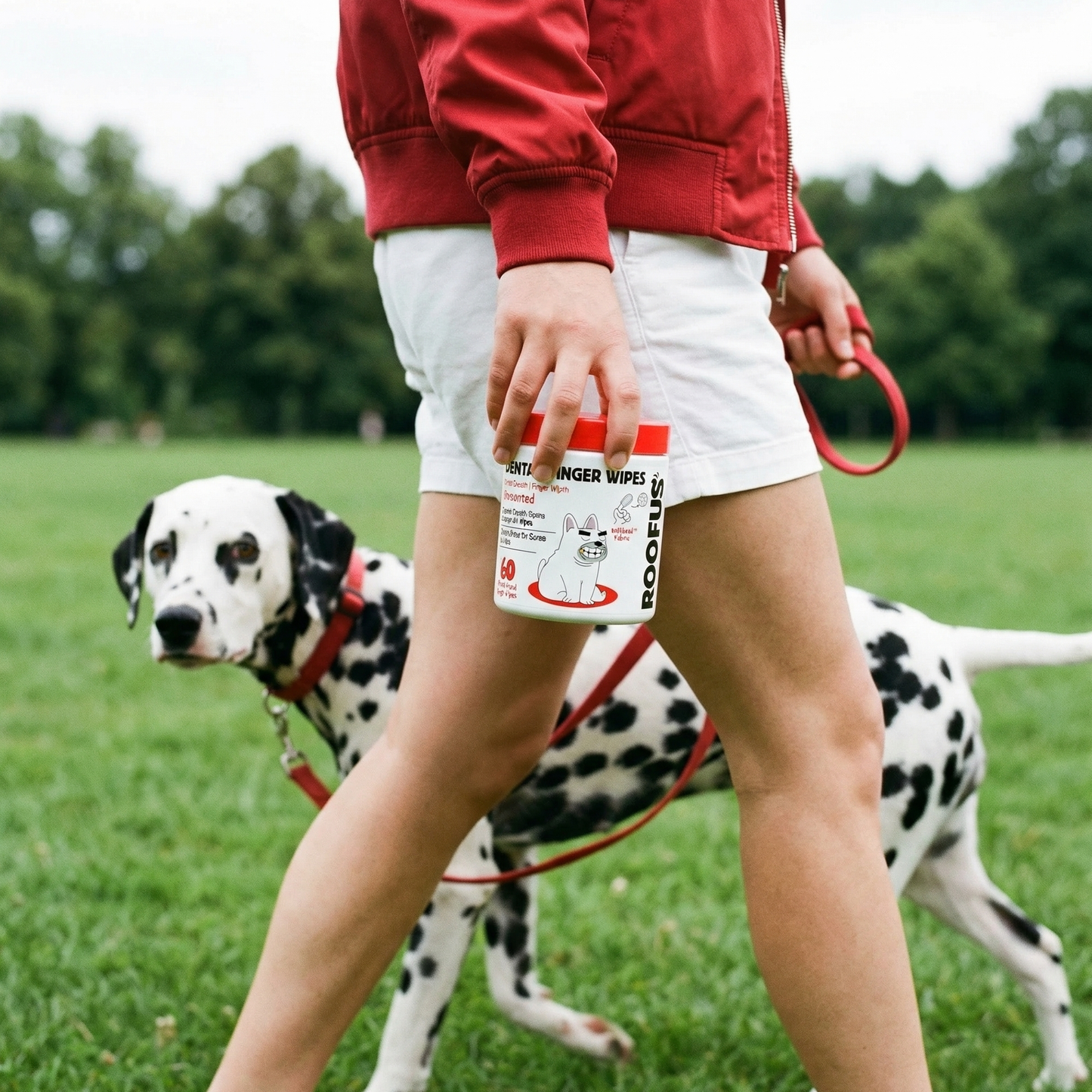 🦷🐾 ROOFUS Dental Wipes (60ct) – Easy, Daily Oral Care for Dogs & Cats