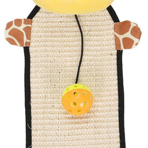 Eco-Natural Sisal Scratcher & Toy