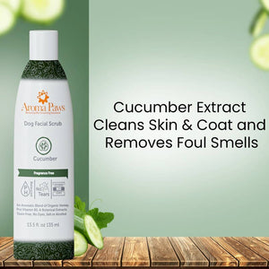 Organic Cucumber & Aloe Facial Scrub 13.5oz