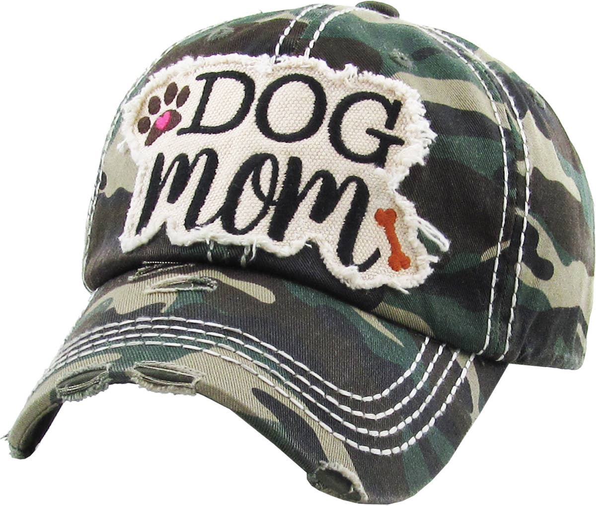 🐕💕🧢DOG MOM WASHED VINTAGE BALLCAP