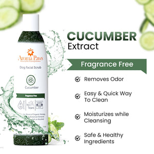 Organic Cucumber & Aloe Facial Scrub 13.5oz
