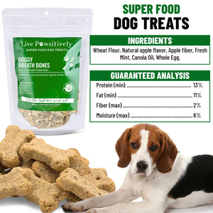 Doggy Breath Bones, Dog treats for better Breath