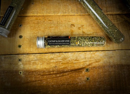🐱🌿Organic Catnip & Silver Vine Blend Tube
