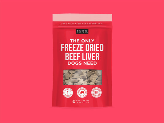 The Only Freeze Dried Beef Liver Dogs Need