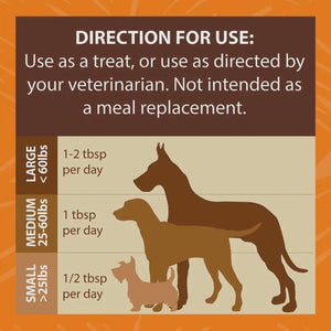 8oz Senior Dog Peanut Butter
Squeeze Pack