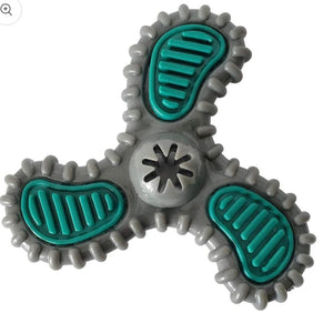 TPR Nylon Dental Spinner Dog Toy - Light & Medium Chewers