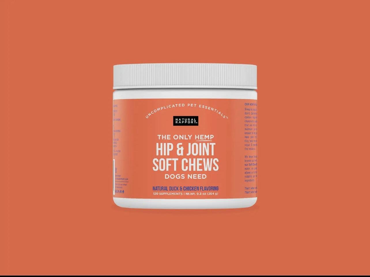 The Only Hip & Joint Soft Chews
Dogs Need