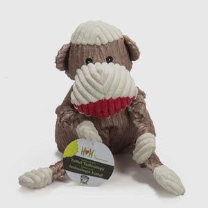 Stuey Sock Monkey Knottie® Plush Dog Toy