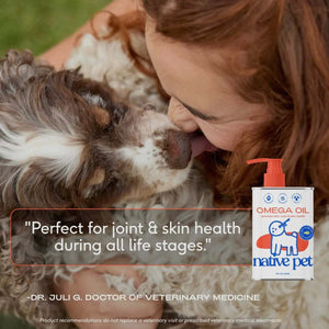 Omega-3 Fish Oil, Skin & Coat Health Supplement For Dogs 8 oz