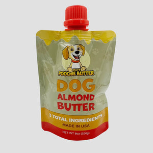8oz Dog Almond Butter Squeeze Pack