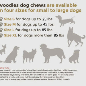 Woodies Coffee Wood Dog Chew