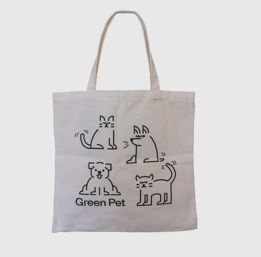 Organic Pet Print Tote Bag