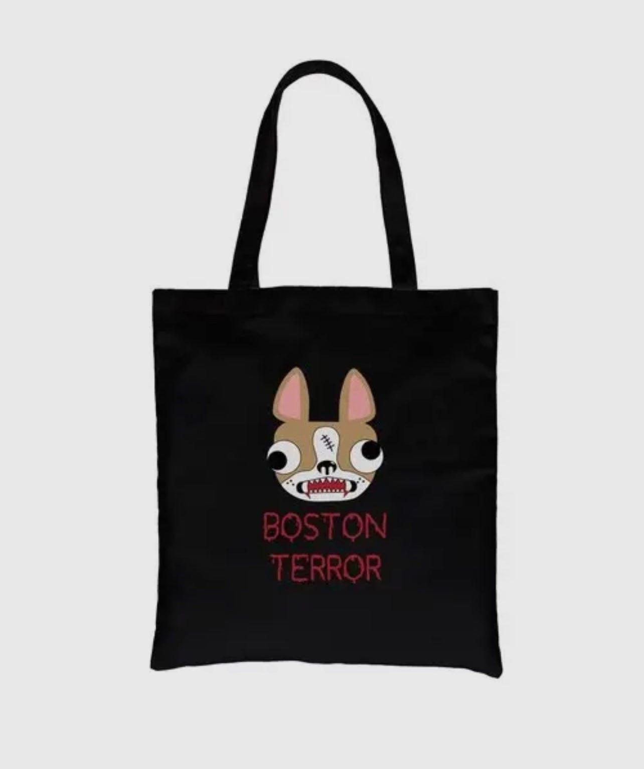 Boston Terror Terrier Canvas Bag