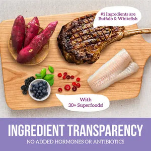 Grain Free Buffalo, Whitefish & Sweet Potato Little Bites