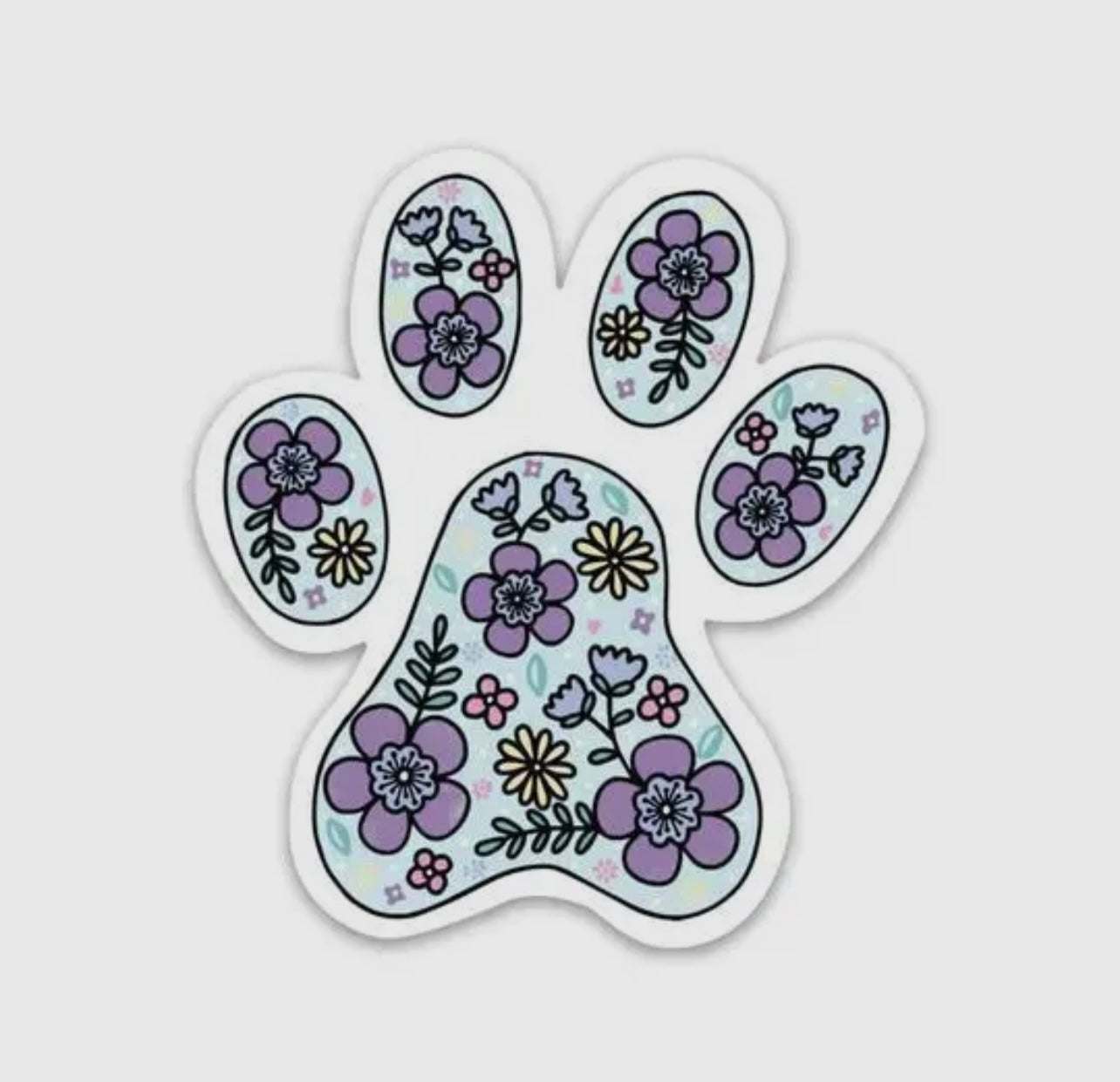 Dog Paw Print Sticker