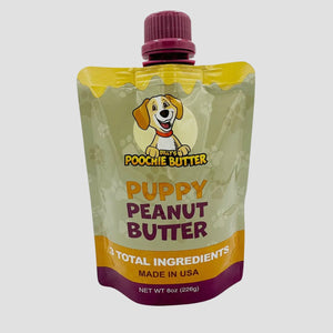 8oz Puppy Peanut Butter Squeeze Pack