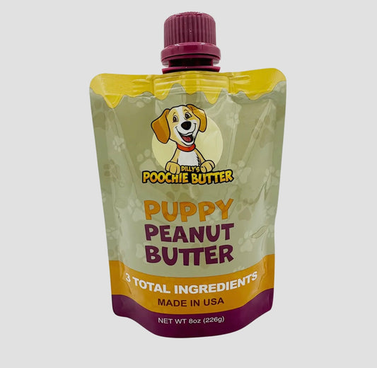 8oz Puppy Peanut Butter Squeeze Pack